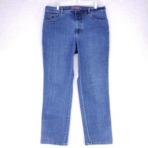 Gloria Vanderbilt Amanda Jeans Women Size 14 Mid Rise Denim Casual Pants